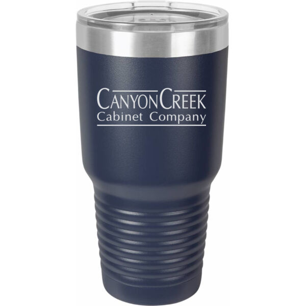   - 30 oz. Ringneck Stainless Steel Tumbler w/Clear Lid Thumbnail