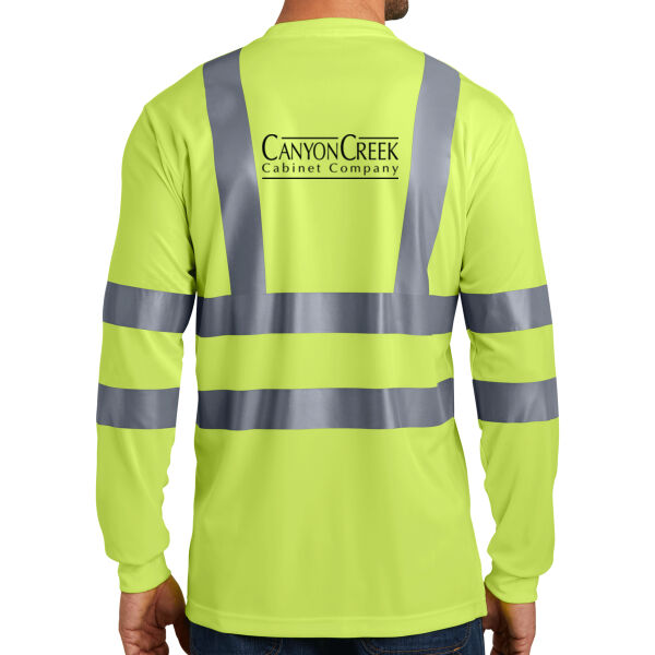   - Ansi 107 Class 3 Long Sleeve Snag Resistant Reflective T Shirt Thumbnail